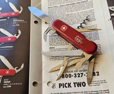 Vintage Wenger Forester Discontinued Model 85mm Swiss Army Knife Collectable 1980s