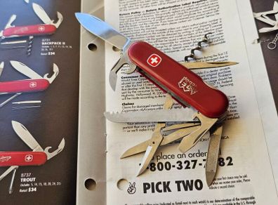 Vintage Wenger Forester Discontinued Model 85mm Swiss Army Knife Collectable 1980s