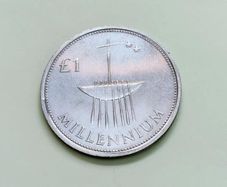 2000 Eire Millennium Punt (pound)