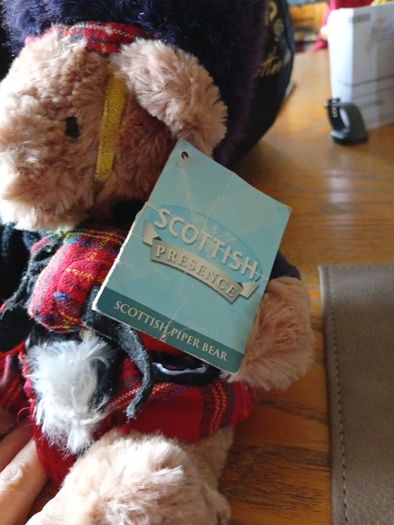 Keel Toys Scottish Piper Bear plush toy