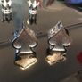 Motorcycle chrome valve caps. Image 3