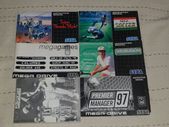 A Selection of Sega Mega Drive Game Manuals For Sale Here