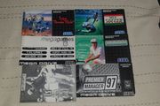 A Selection of Sega Mega Drive Game Manuals For Sale Here