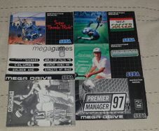 A Selection of Sega Mega Drive Game Manuals For Sale Here