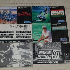 A Selection of Sega Mega Drive Game Manuals For Sale Here