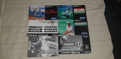 A Selection of Sega Mega Drive Game Manuals For Sale Here