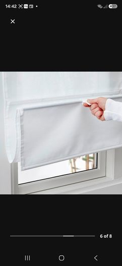 Ikea Roman Blind (White)