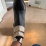BNWT cream and black ankle Boots 160 retail price reduction Image 4