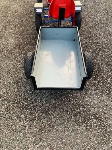 Berg go kart and trailer
