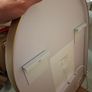 Arch 500x700 brushed brass mirror Image 5