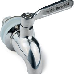 British Berkefeld Stainless Steel Gravity Tap  Fits 6, 8.5, 12L Gravity Systems, Improve Flows & Control, Leak Proof Design
