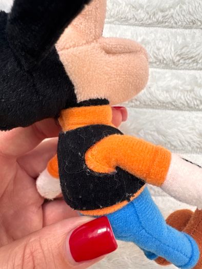Disney Parks Store Goofy Plush Approx. 15 cm. opened mouth Used Please see photos