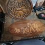Vintage Wooden Elephant Plaques Image 5