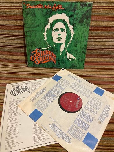 Glbert O'Sullivan - I'm A Writer, Not A Fighter LP