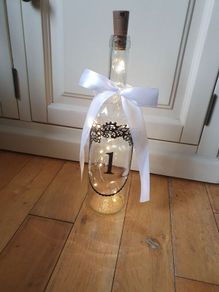 Light Up Wedding Table Bottle Numbers