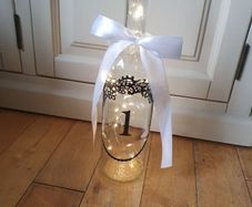 Light Up Wedding Table Bottle Numbers