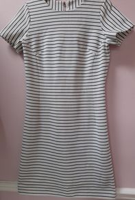 vintage dress crimplene short sleeves