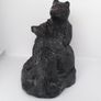 Bears Hugging Antique/Vintage Figurine  " Coal ". Image 3