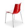 New Two Tone Funky Canteen Chairs assorted Colours Image 3
