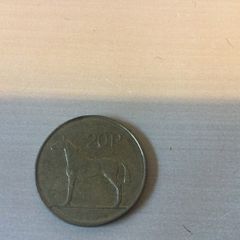 Irish 20p coin 1996