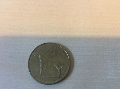 Irish 20p coin 1996