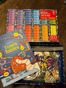Children 300 pc puzzle Times tables Usborne