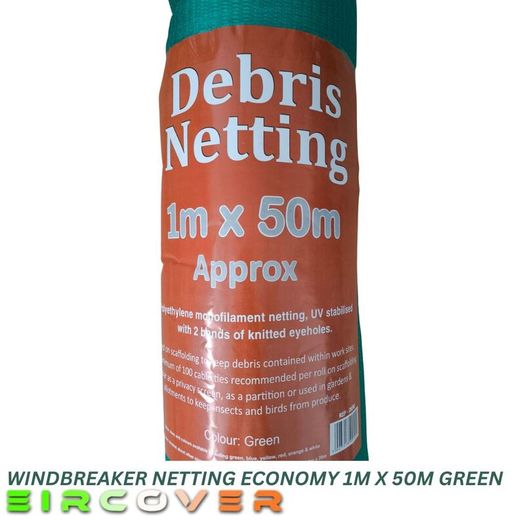Windbreaker Netting Economy 50 Gsm Black 1m x 50m