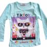 BLOUSE with a kitty wearing Tik Tok glasses Image 4