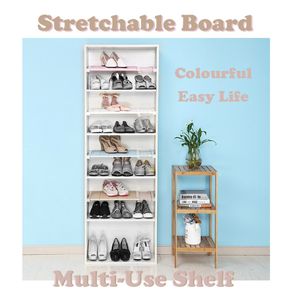 One Stretchable Multifunction Shelf for Storage