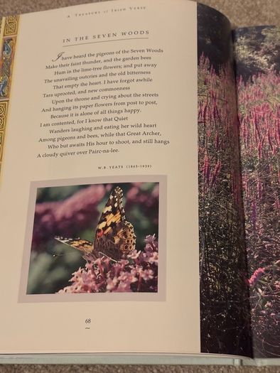 A Treasury of Irish Verse 1992 Celtic Poetry and Art