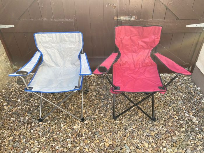 Brand new in original packaging camping chair/sports chair with cup holder
