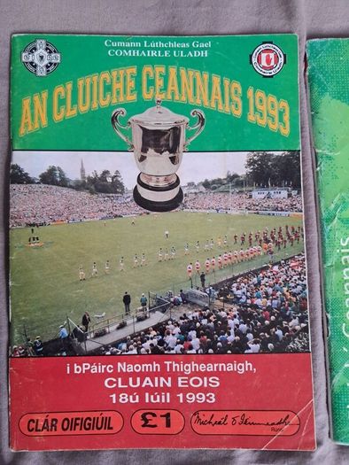 GAA All-Ireland Final Progammes