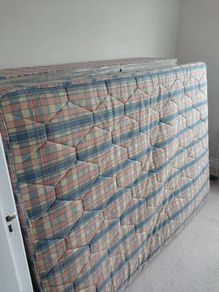 Double bed & mattress