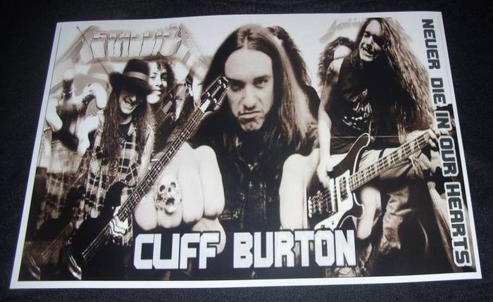 Metallica,Cliff Burton-Never Die In Our Hearts-Tribute Poster