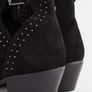 Ankle boots leather black women winter shoes Image 4