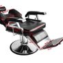 Adjustable  Salon Chair with Headrest High Quality Faux Leather Hydraulic Retractable Tilting Image 2