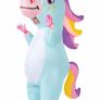 Inflatable Costume Unicorn Full Body Unicorn Air Blow-up Deluxe Halloween Costume - Adult Size (MULTIPLE COLOURS) Image 3