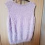 Lovely Ladies Fluffy Lavendar Tank Top Image 3