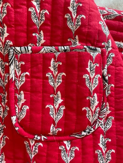 Reversible Printed Cotton Jacket - New - Size M