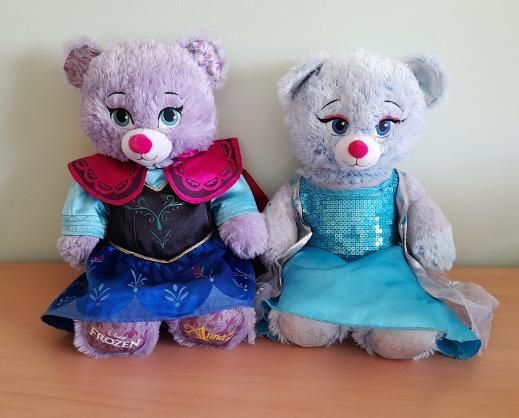 Build a Bear Frozen Anna & Elsa