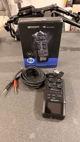 zoom h6 handy recorder black