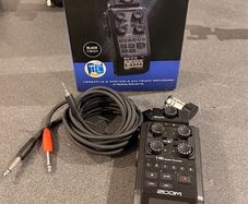 zoom h6 handy recorder black