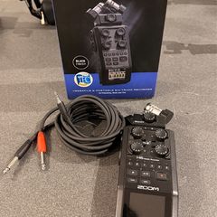 zoom h6 handy recorder black