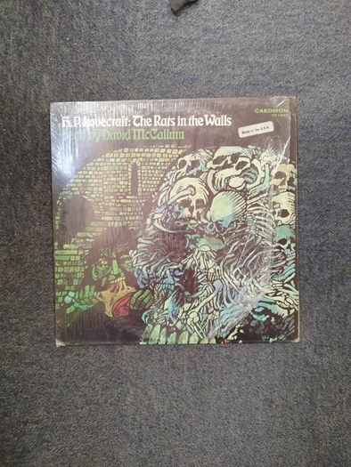Hp Lovecraft Rats in the walls Read by David McCallum lp