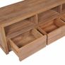 TV Cabinet Solid Teak Wood with Natural Finish 120x30x40 cm Image 5