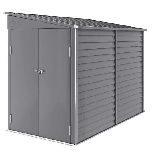 Galvanised Metal Garden Shed 5 x 9ft