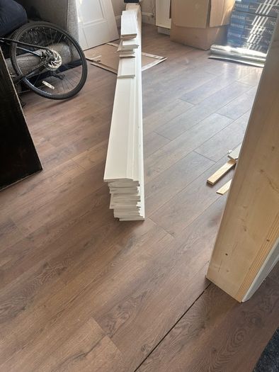 Primed skirting board 144cm