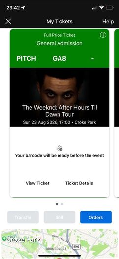 The Weeknd Ticket