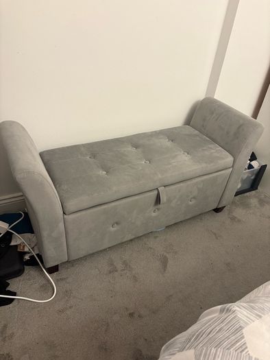 Storage Bench Bed End