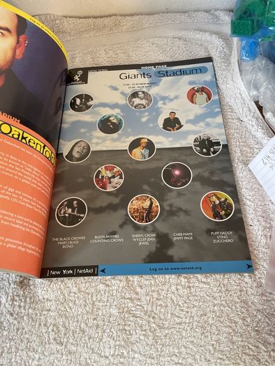 Netaid souvenir programme 1999